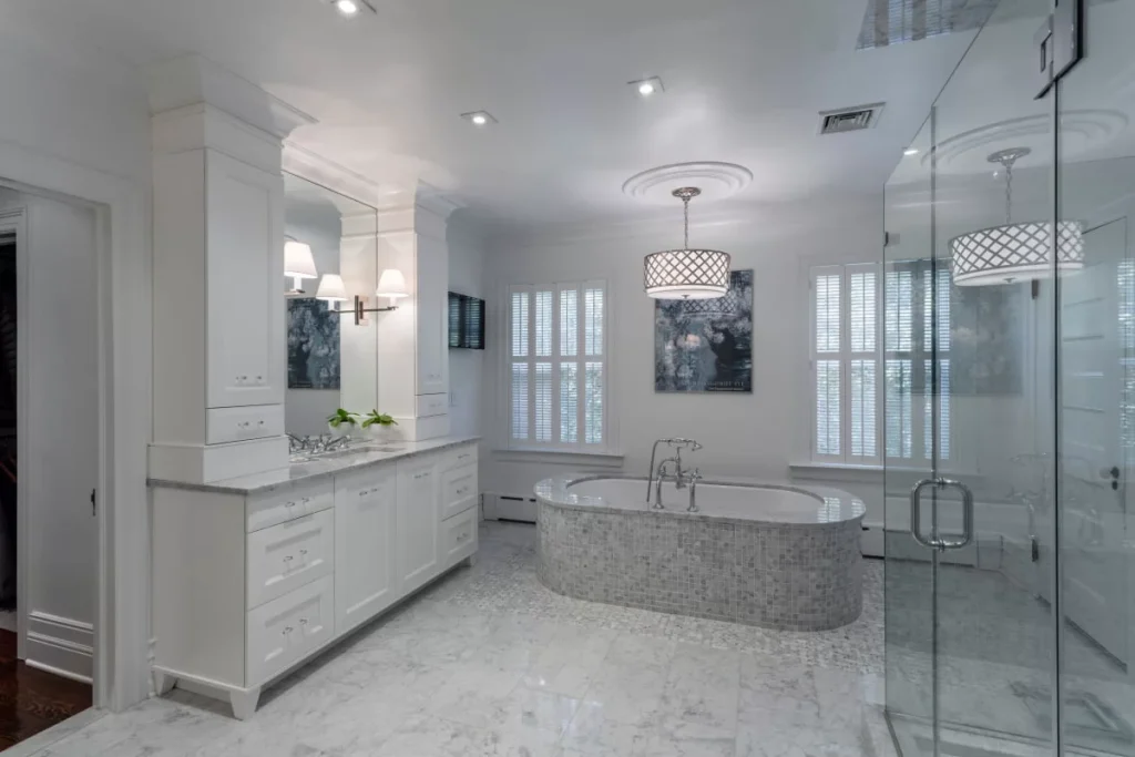 Transform Your Bathroom with Stone and Light Design