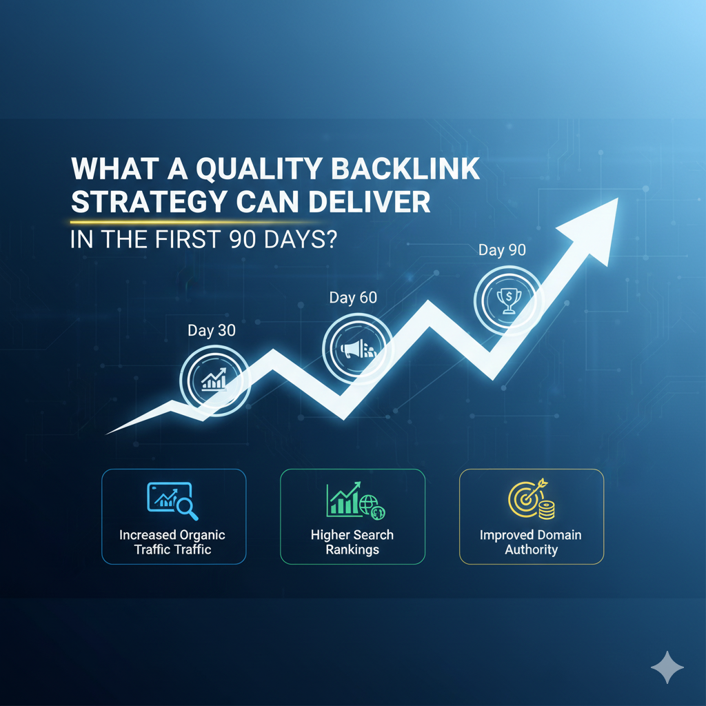 What a Quality Backlink Strategy Can Deliver in the First 90 Days? What a Quality Backlink