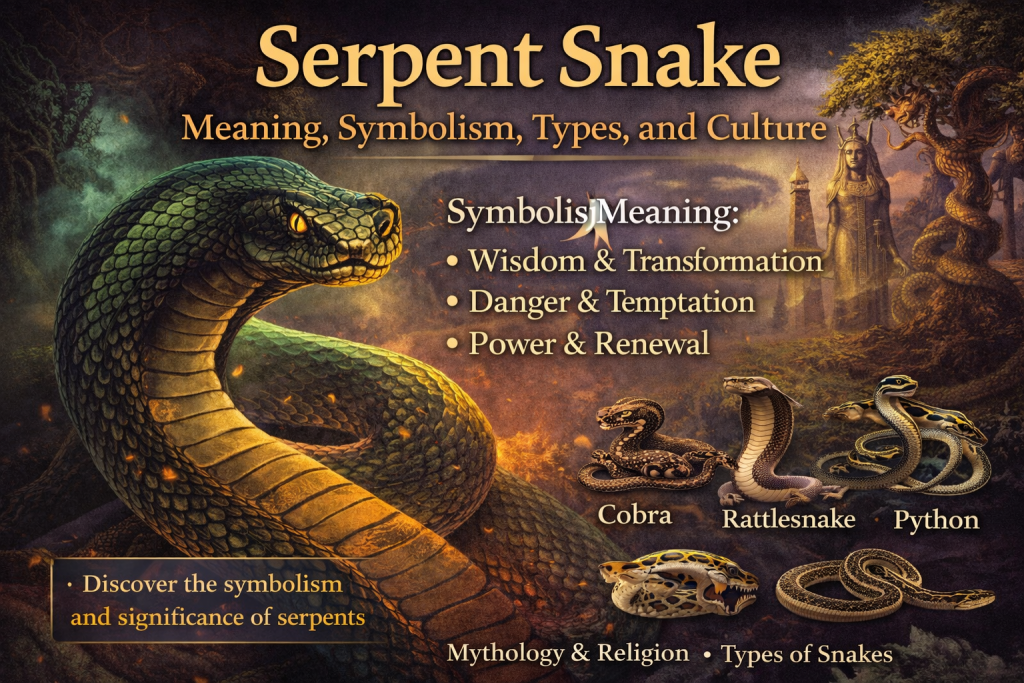 Serpent Snake, Meaning, Symbolism, Types, and Cultural Significance