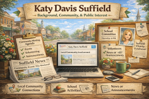 Katy Davis Suffield, Background, Community Role, and Public Interest