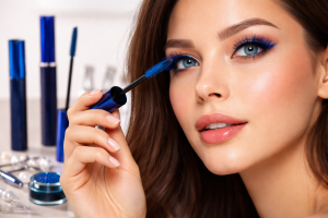 Blue Mascara, The Bold Beauty Trend You Need to Try