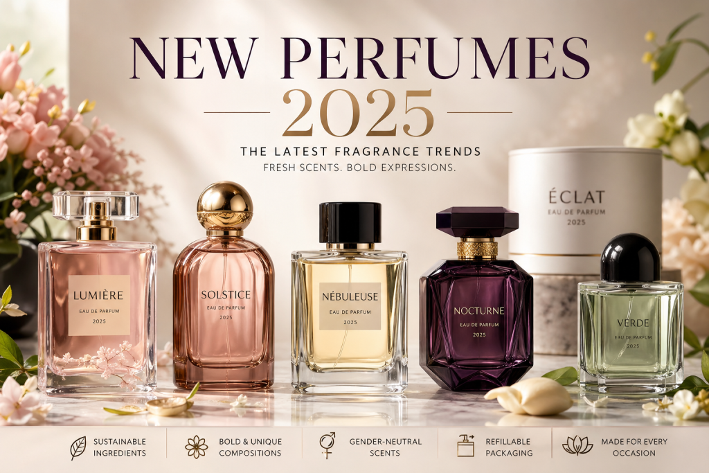 New Perfumes 2025, Discover the Latest Fragrance Trends
