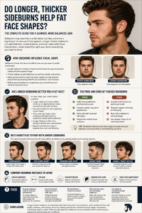 Should Longer Thicker Sidebruns Help Fat Face, A Complete Grooming Guide
