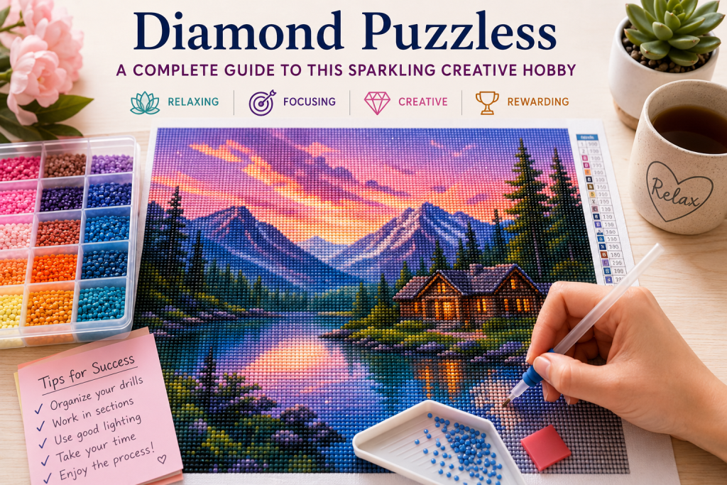 Diamond Puzzless, A Complete Guide to This Sparkling Creative Hobby