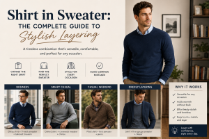 Shirt in Sweater, The Complete Guide to Stylish Layering
