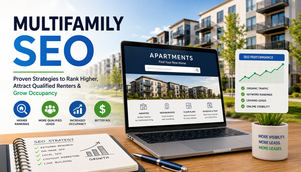 Multifamily SEO, The Complete Guide to Attracting More Apartment Leads Multifamily SEO, The Complete Guide to Attracting More Apartment Leads