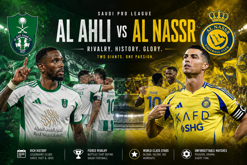 Al Ahli Saudi Al Nassr, Rivalry, History & Latest Clash Al Ahli Saudi Al Nassr, Rivalry, History & Latest Clash