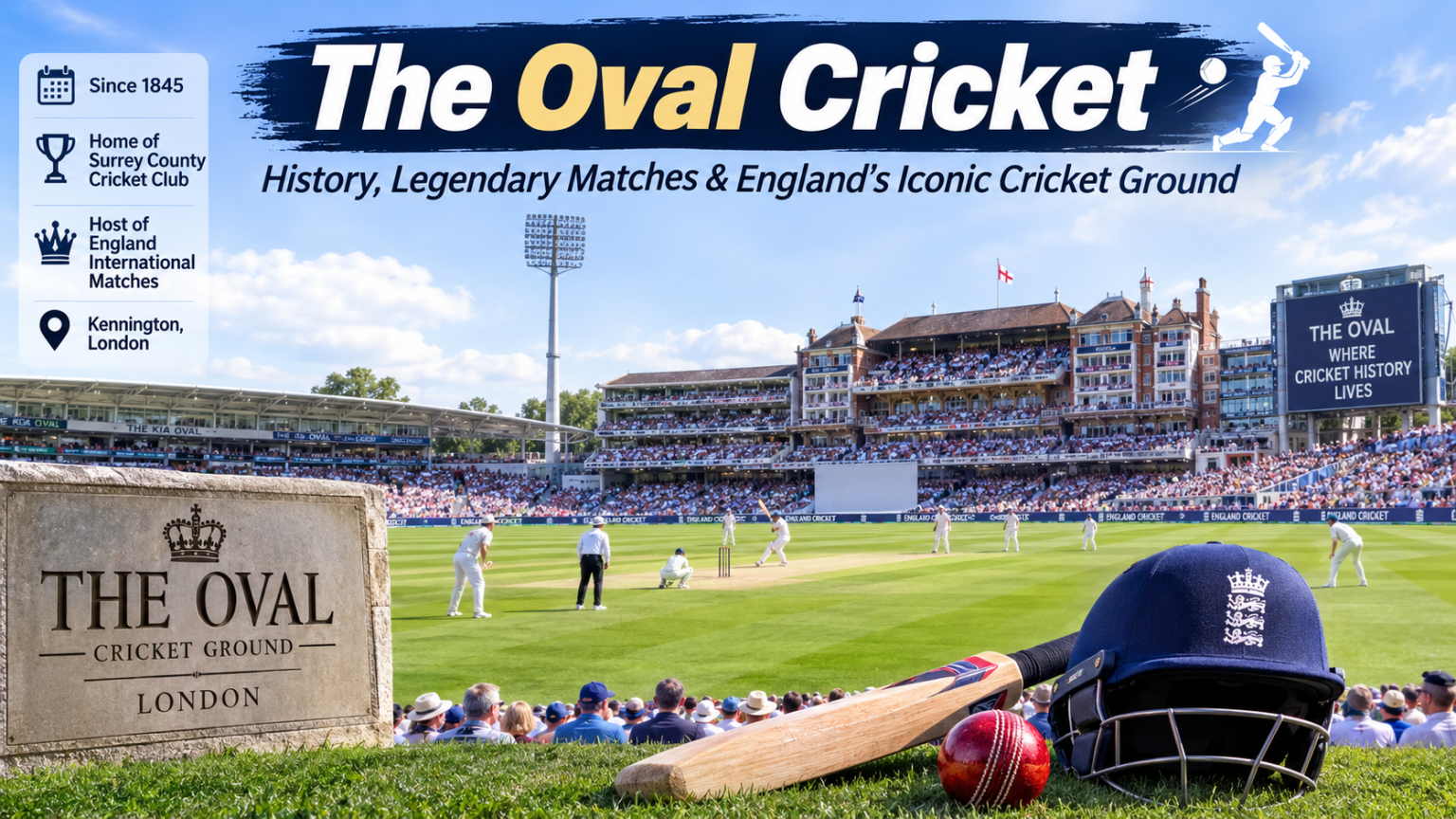 The Oval Cricket, History, Legendary Matches, and Why It Remains Iconic