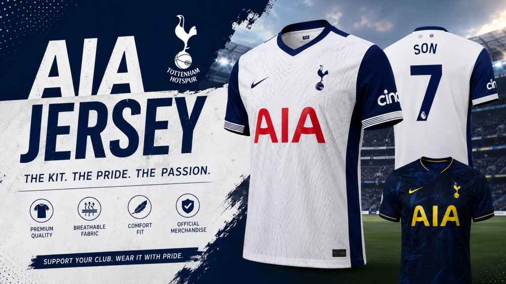 AIA Jersey, Everything You Need to Know About Tottenham’s Iconic Shirt AIA Jersey, Everything You Need to Know About Tottenham's Iconic Shirt