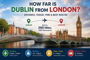 How Far Is Dublin From London, Distance, Travel Time & Best Routes