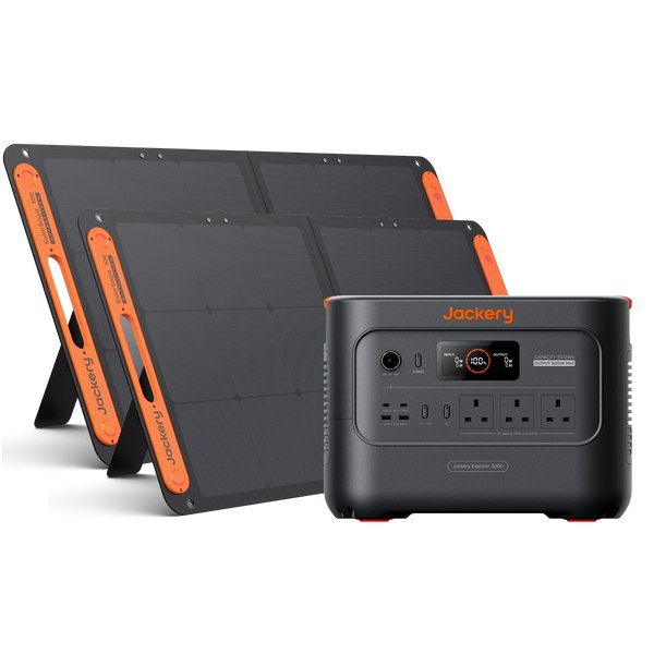 Jackery Explorer 3000 v2 with SolarSaga solar panels