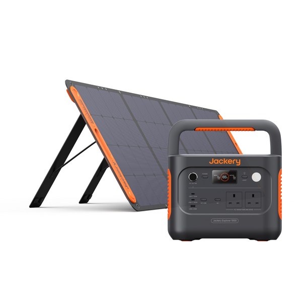 Jackery Solar Generator 1000 v2 with SolarSaga panel