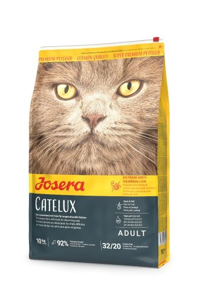 Josera Catelux duck and potato dry cat food bag