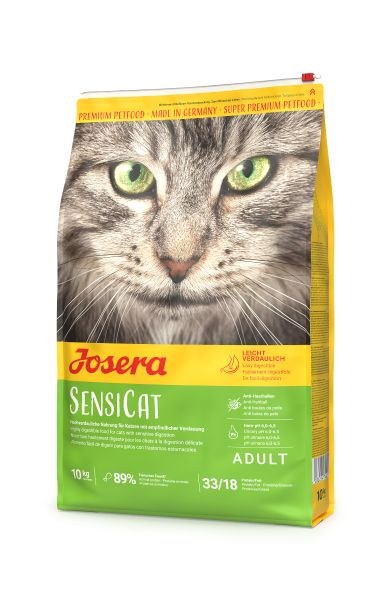 Josera SensiCat dry cat food bag for sensitive digestion