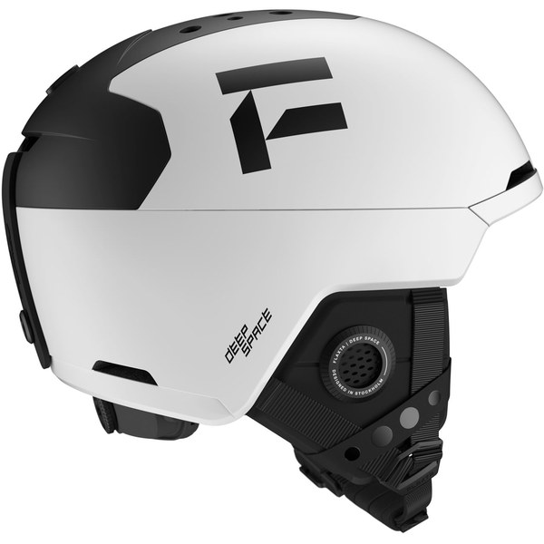 Flaxta Deep Space MIPS classic ski helmet in white and black